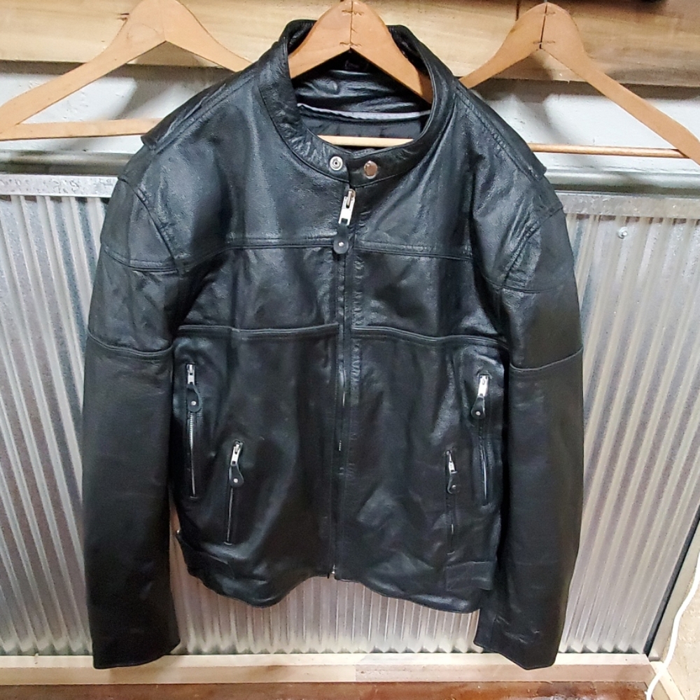 Like new Leather motorcycle jacket